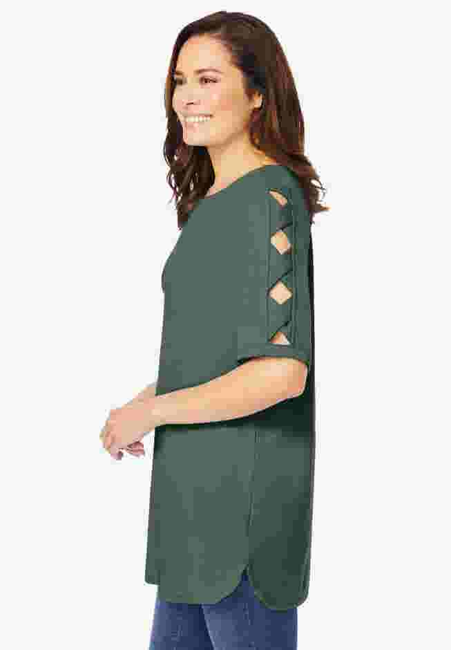 Cut-Out Sleeve Tunic image number 2