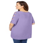 Cut-Out Sleeve Tunic image number null