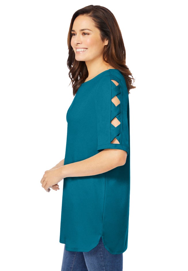 Cut-Out Sleeve Tunic image number 2