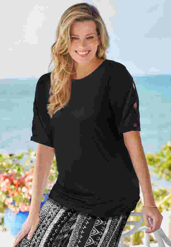 Cut-Out Sleeve Tunic image number 0