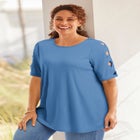 Cut-Out Sleeve Tunic image number null