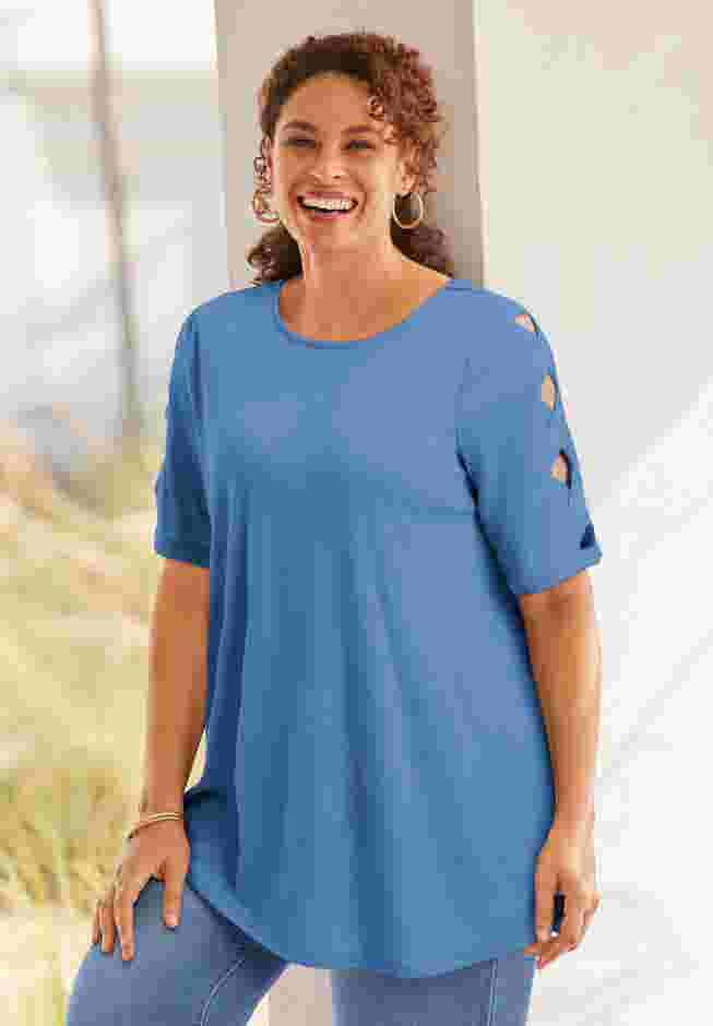 Cut-Out Sleeve Tunic image number 0