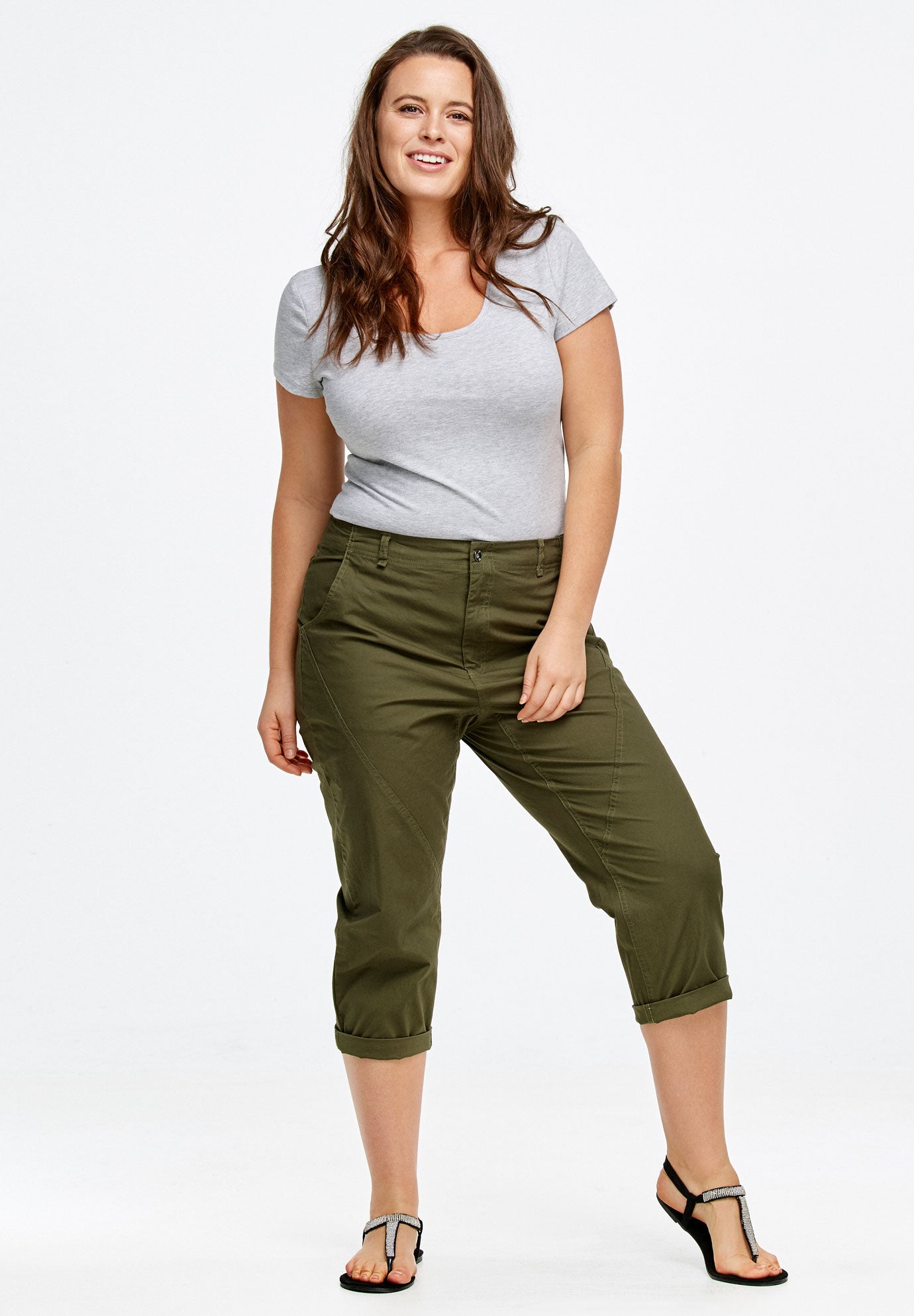 Seamed Capris image number 2