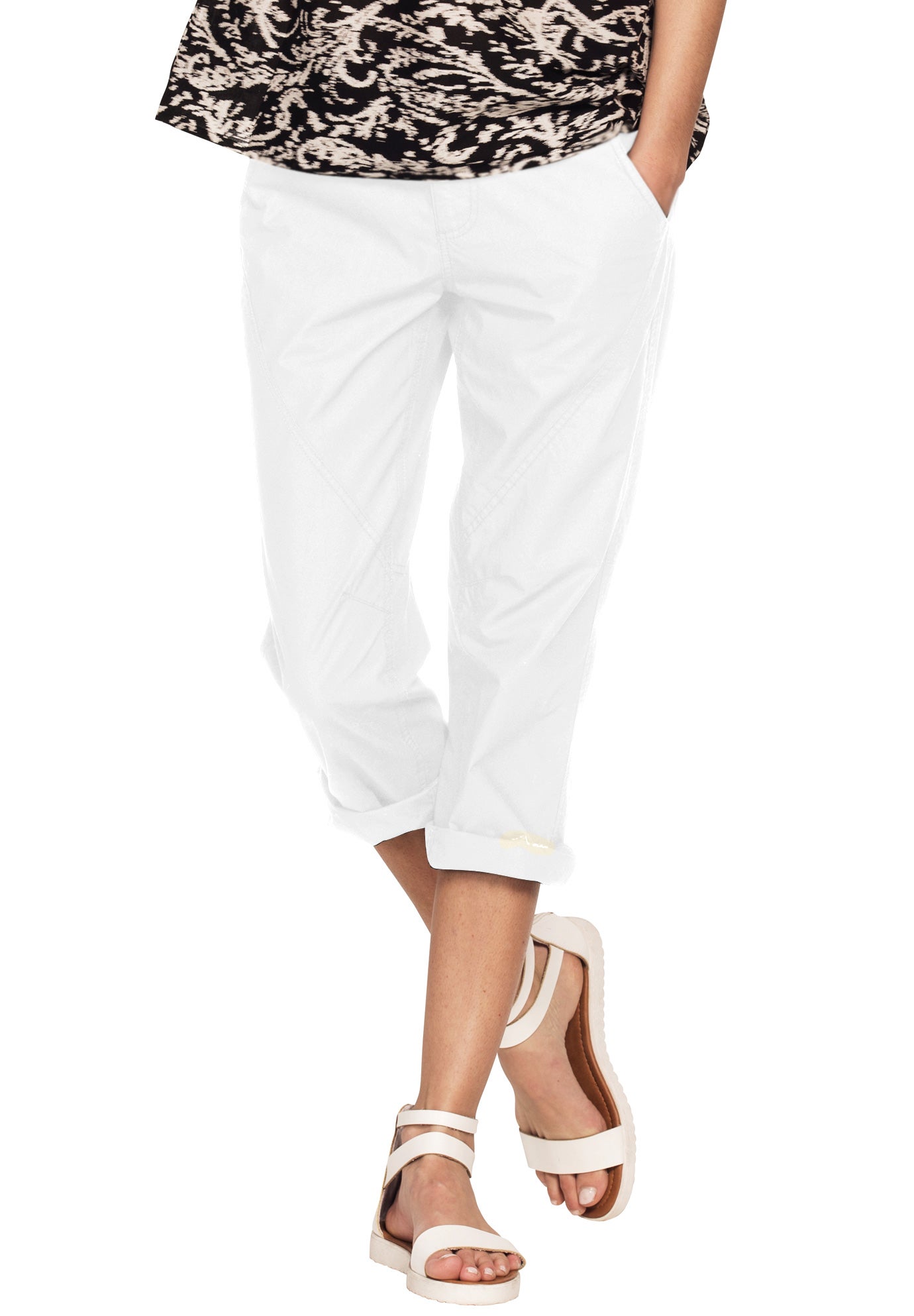 Seamed Capris image number 0