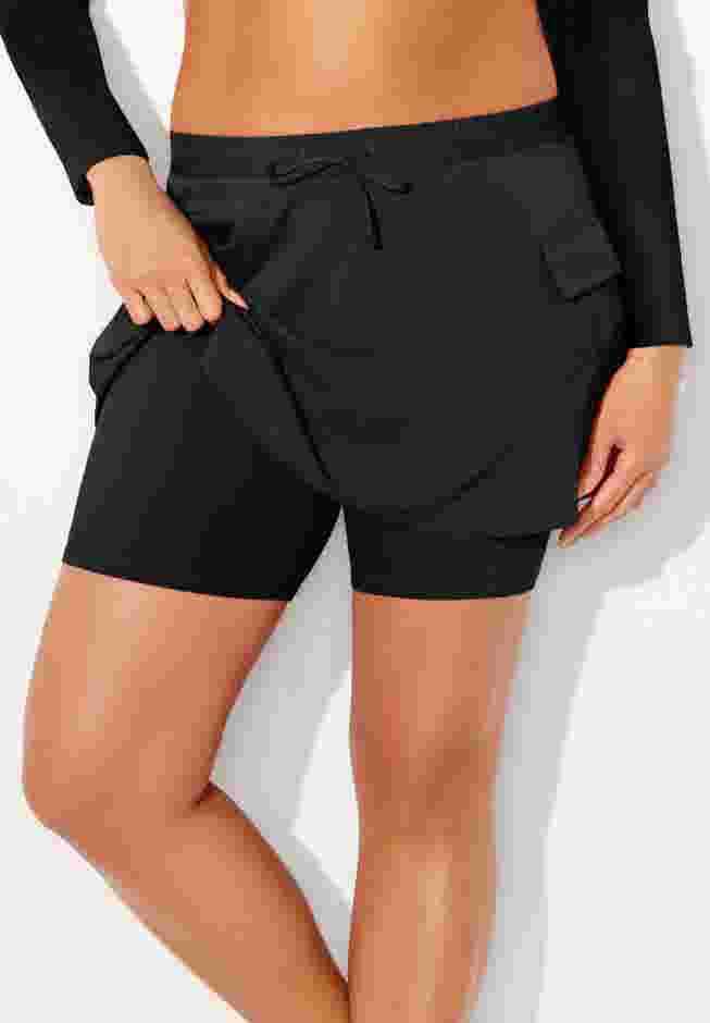 Lightweight Quick-Dry Cargo Swim Skort image number 4