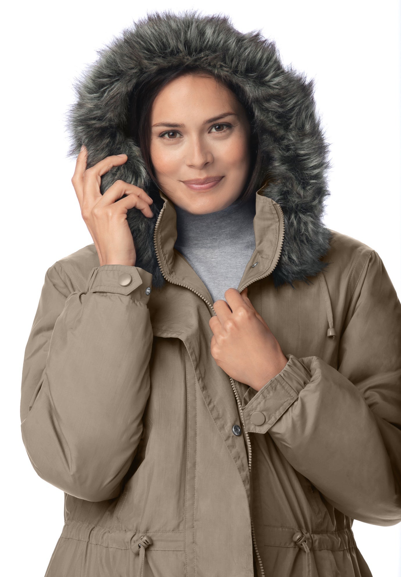 Quilt-Lined Taslon&reg; Anorak image number 3