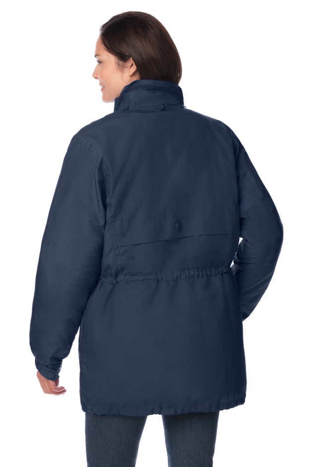Quilt-Lined Taslon® Anorak image number 1