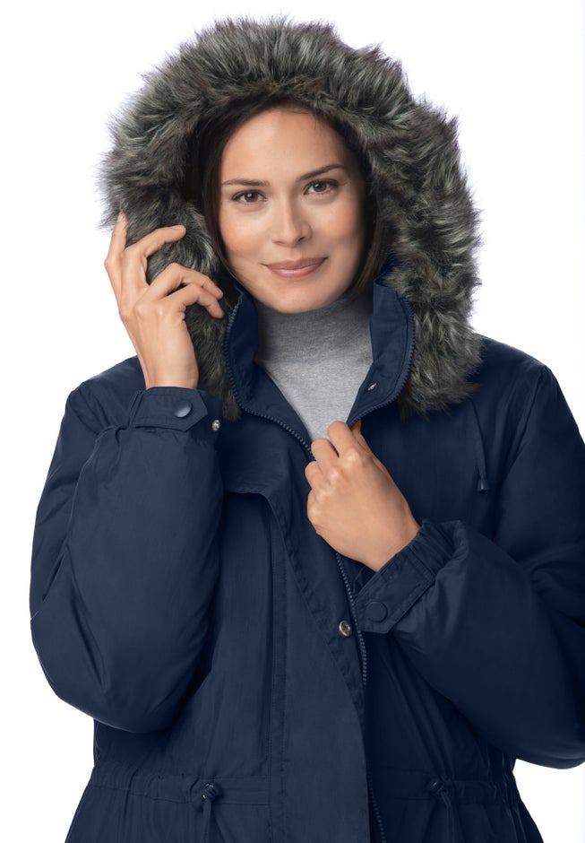 Quilt-Lined Taslon&reg; Anorak image number 3