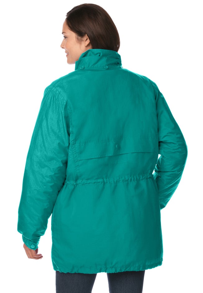 Quilt-Lined Taslon® Anorak image number 1