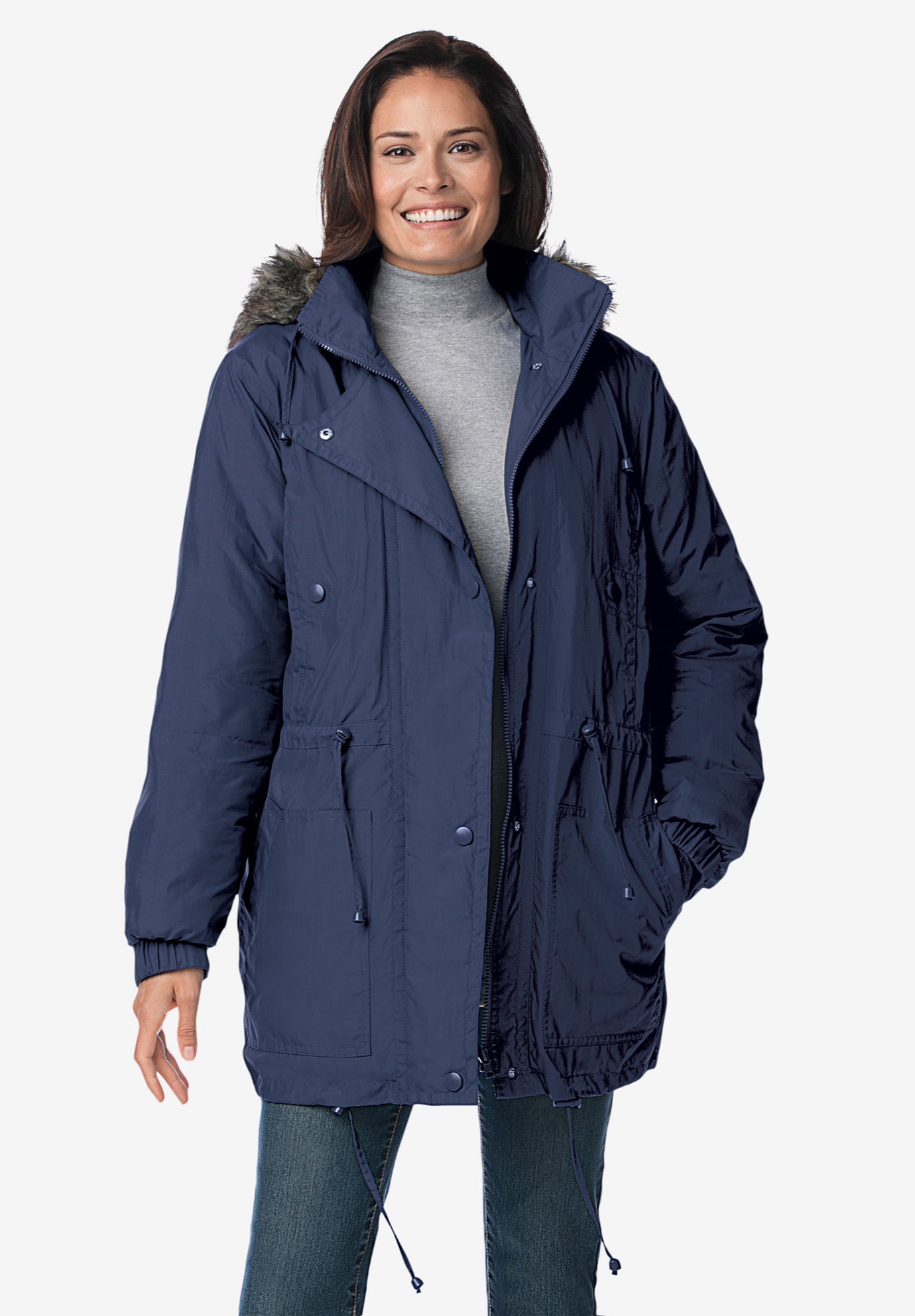 Quilt-Lined Taslon® Anorak image number 0