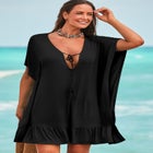 Vienna Ruffle Cover Up Tunic image number null