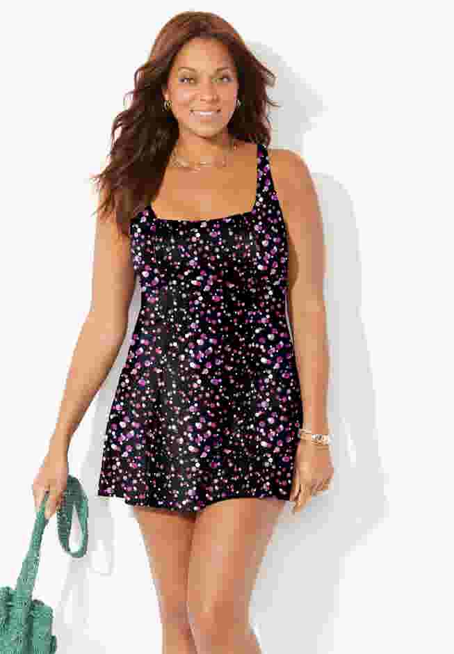 Squareneck Swimdress image number 0