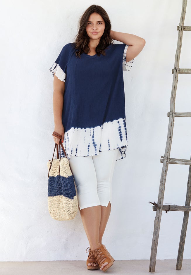 Tie-Dye Gauze Tunic image number 4