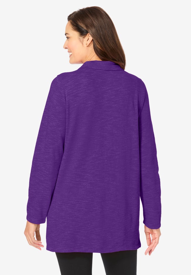 French Terry Quarter-Zip Sweatshirt image number 1