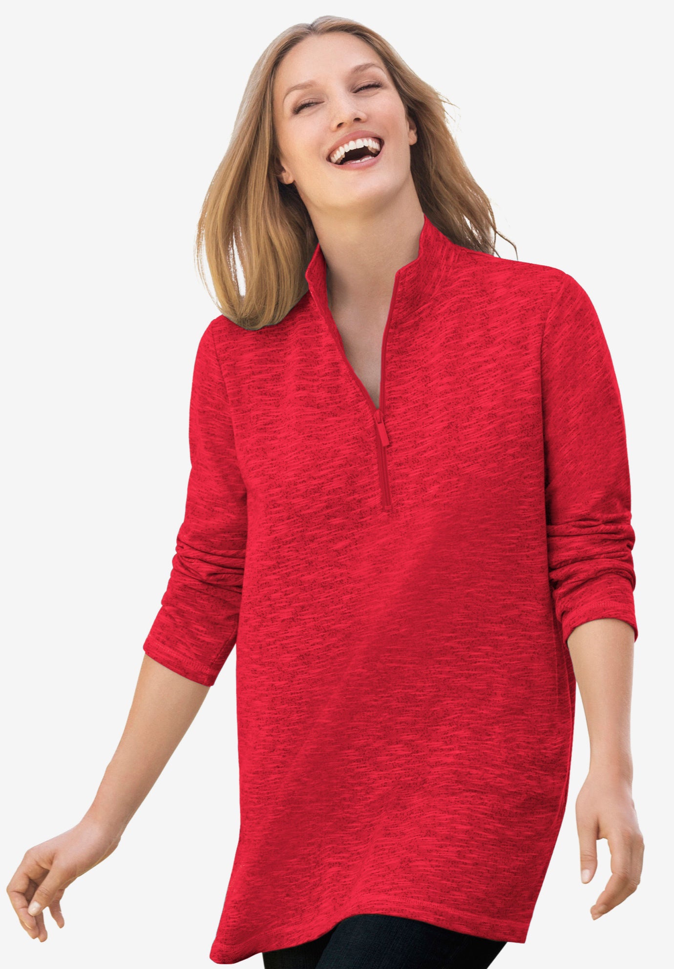 French Terry Quarter-Zip Sweatshirt image number 0