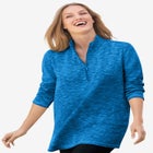 French Terry Quarter-Zip Sweatshirt image number null