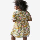 Ruffled V-Neck Empire Dress image number null