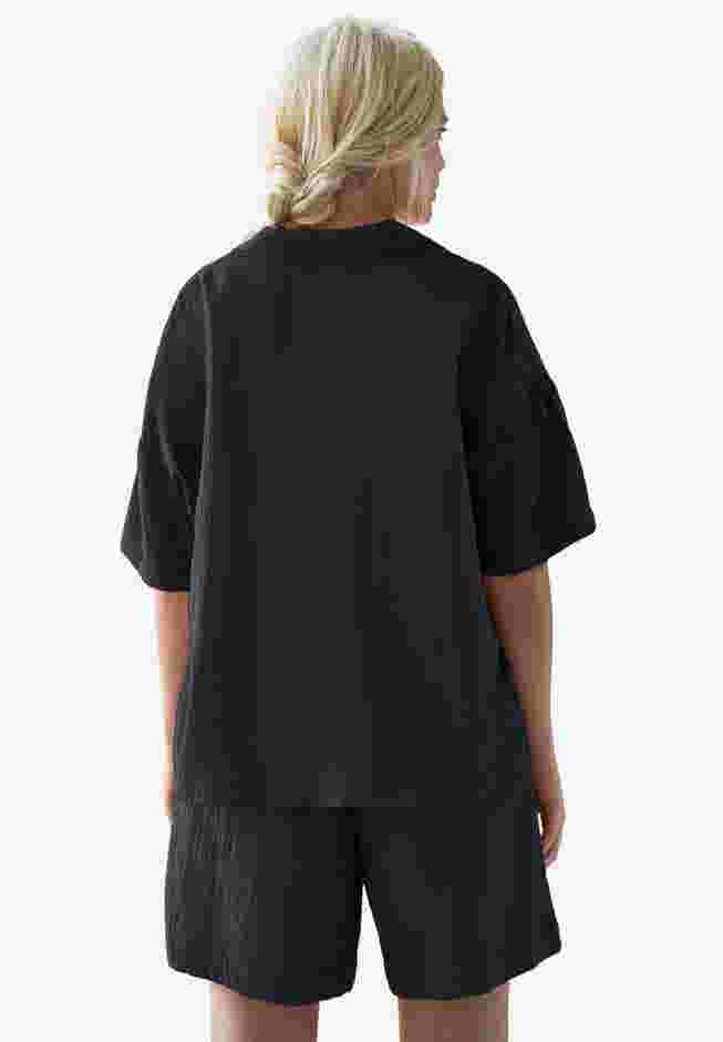 Pull-On Elastic Waist Gauze Shorts image number 1