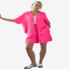 Pull-On Elastic Waist Gauze Shorts image number null