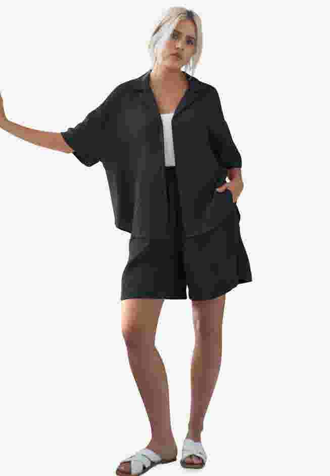Pull-On Elastic Waist Gauze Shorts image number 0