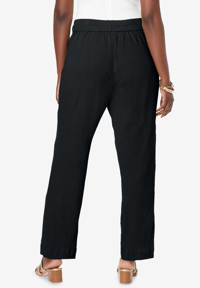 Wide Leg Gauze Pant image number 1