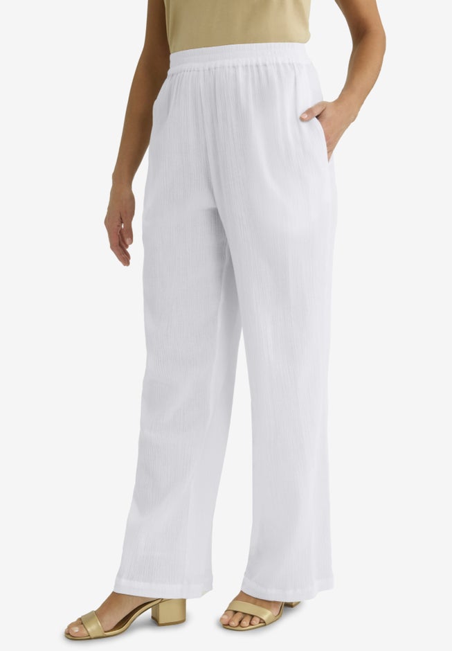 Wide Leg Gauze Pant image number 0