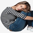 Three-Quarter Sleeve Scoop Neck Tee image number null