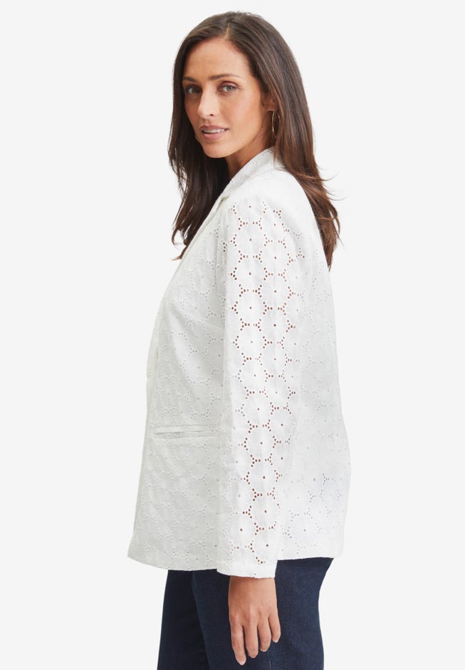 Eyelet Blazer image number 2