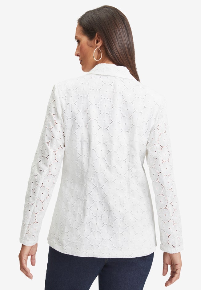 Eyelet Blazer image number 3