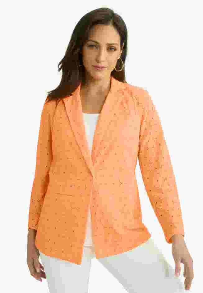 Eyelet Blazer image number 0
