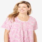 2-Piece Pintuck Tee and Capri Sleep Set image number null