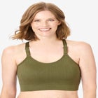 Smooth Seamless Comfort Wireless Longline Bra image number null