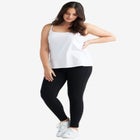 Cotton Spandex Scoop Neck Sleeveless Cami image number null