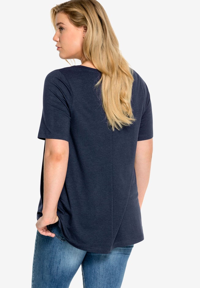 V-Neck A-Line Tunic image number 2