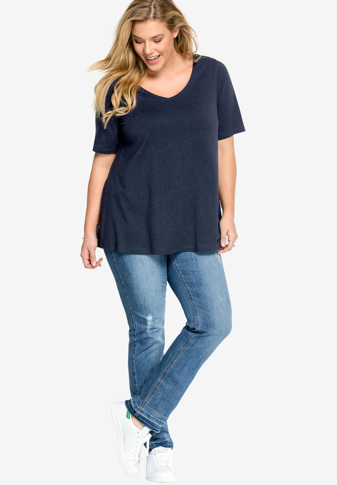 V-Neck A-Line Tunic image number 3