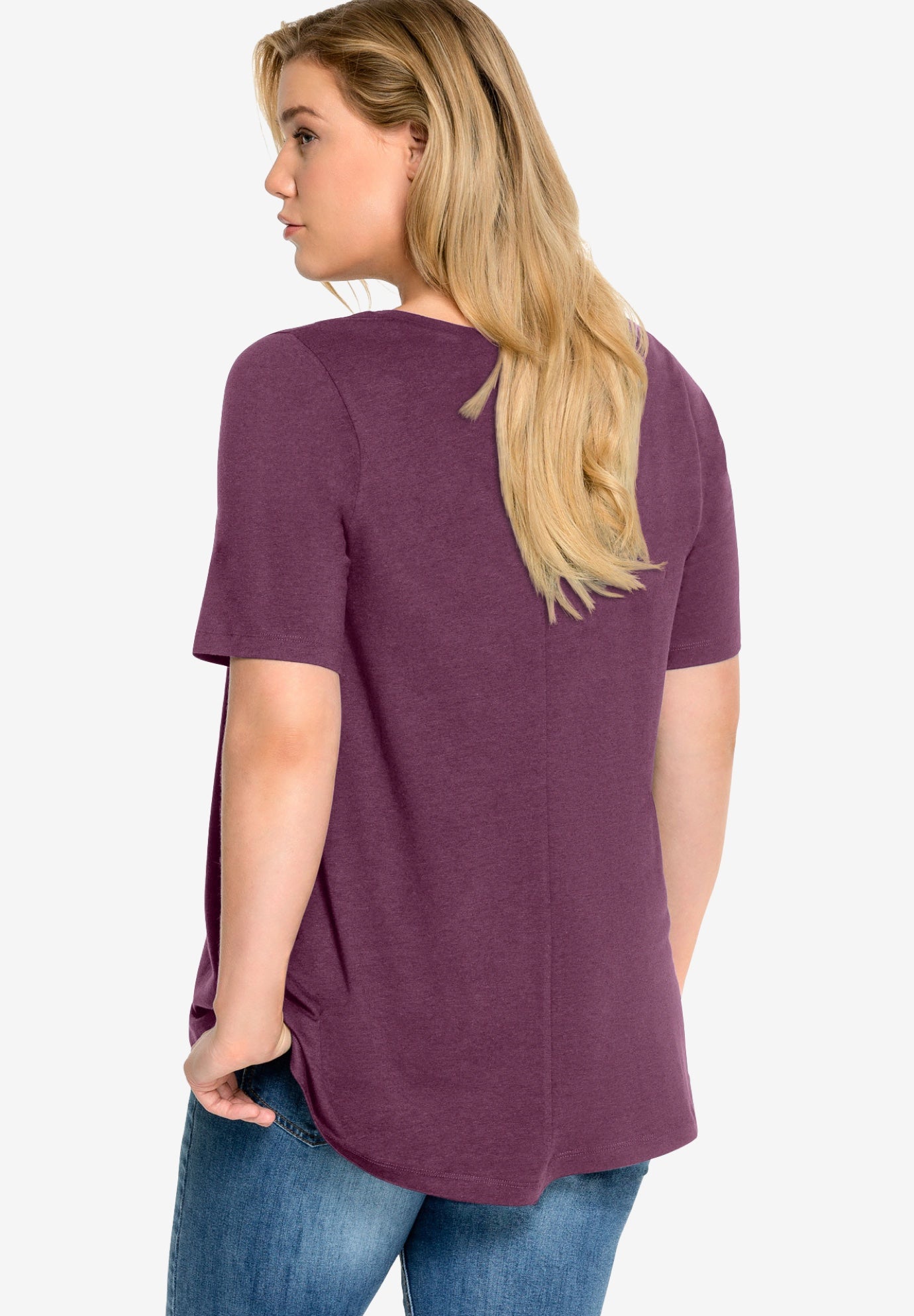 V-Neck A-Line Tunic image number 1