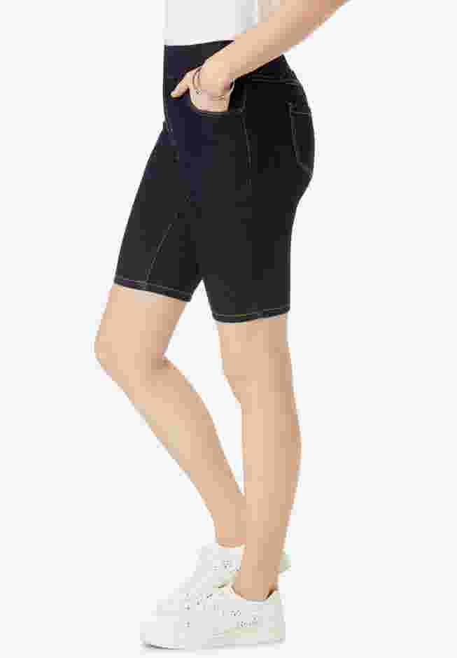 Comfort Waist Stretch Denim Bermuda Short image number 4