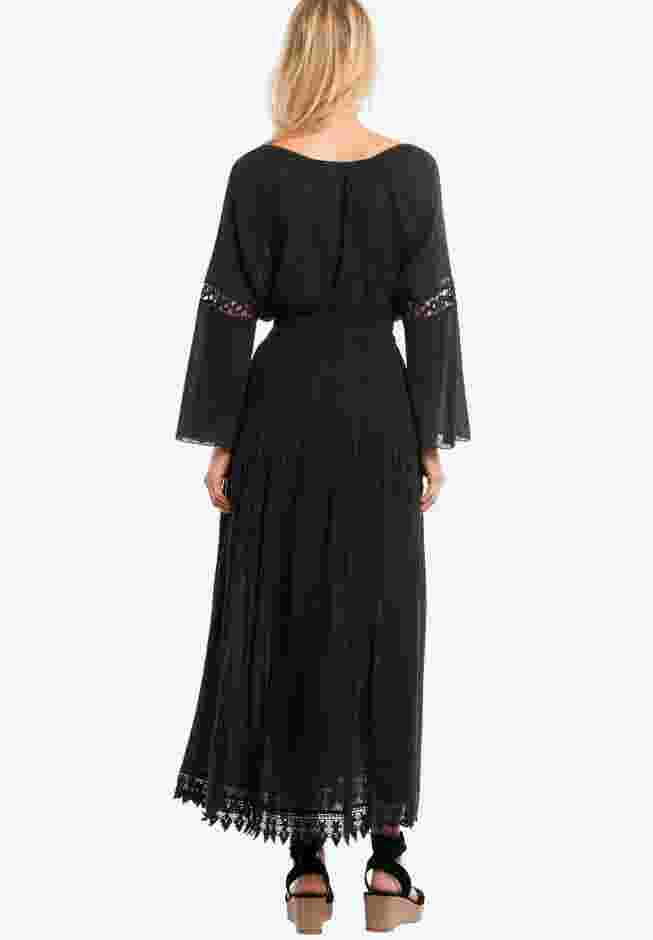 Lace Trim Long Skirt image number 2