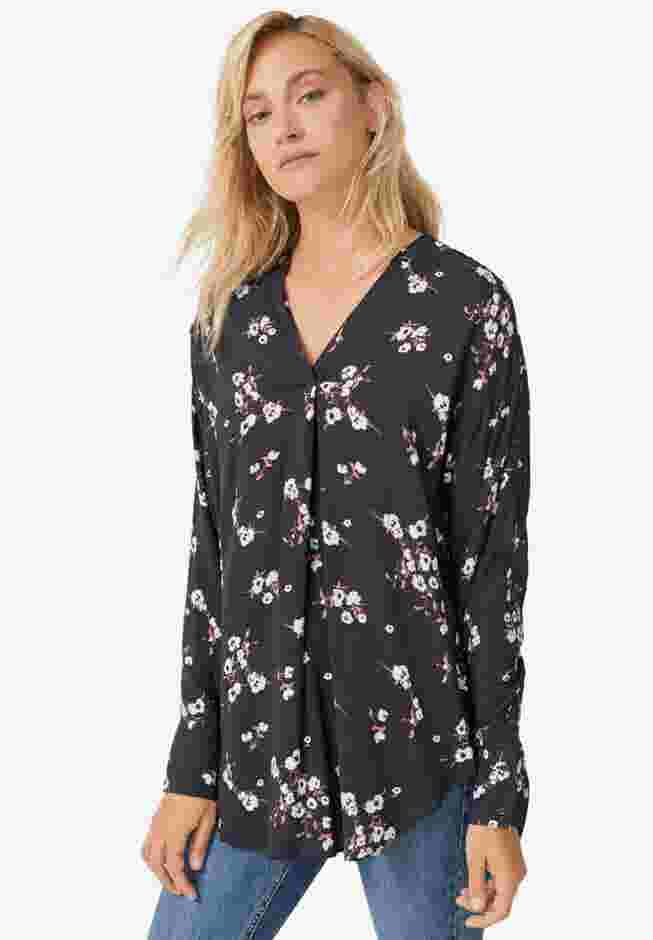 Notch V-Neck Tunic image number 0