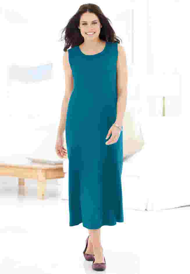 Lettuce Trim Knit Jacket Dress image number 4