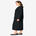 Lettuce Trim Knit Jacket Dress image number null