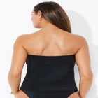 Mesh Wrap Bandeau Tankini Top image number null