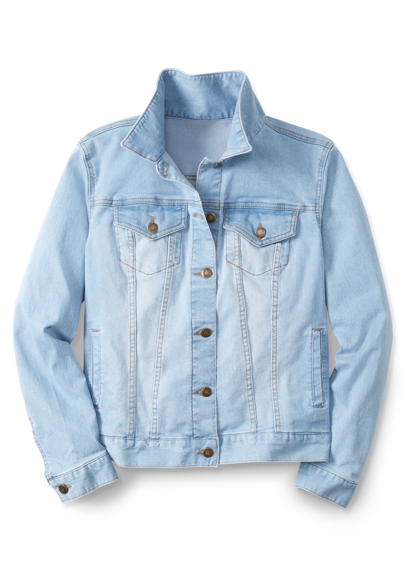 Stretch Denim Jean Jacket image number 1