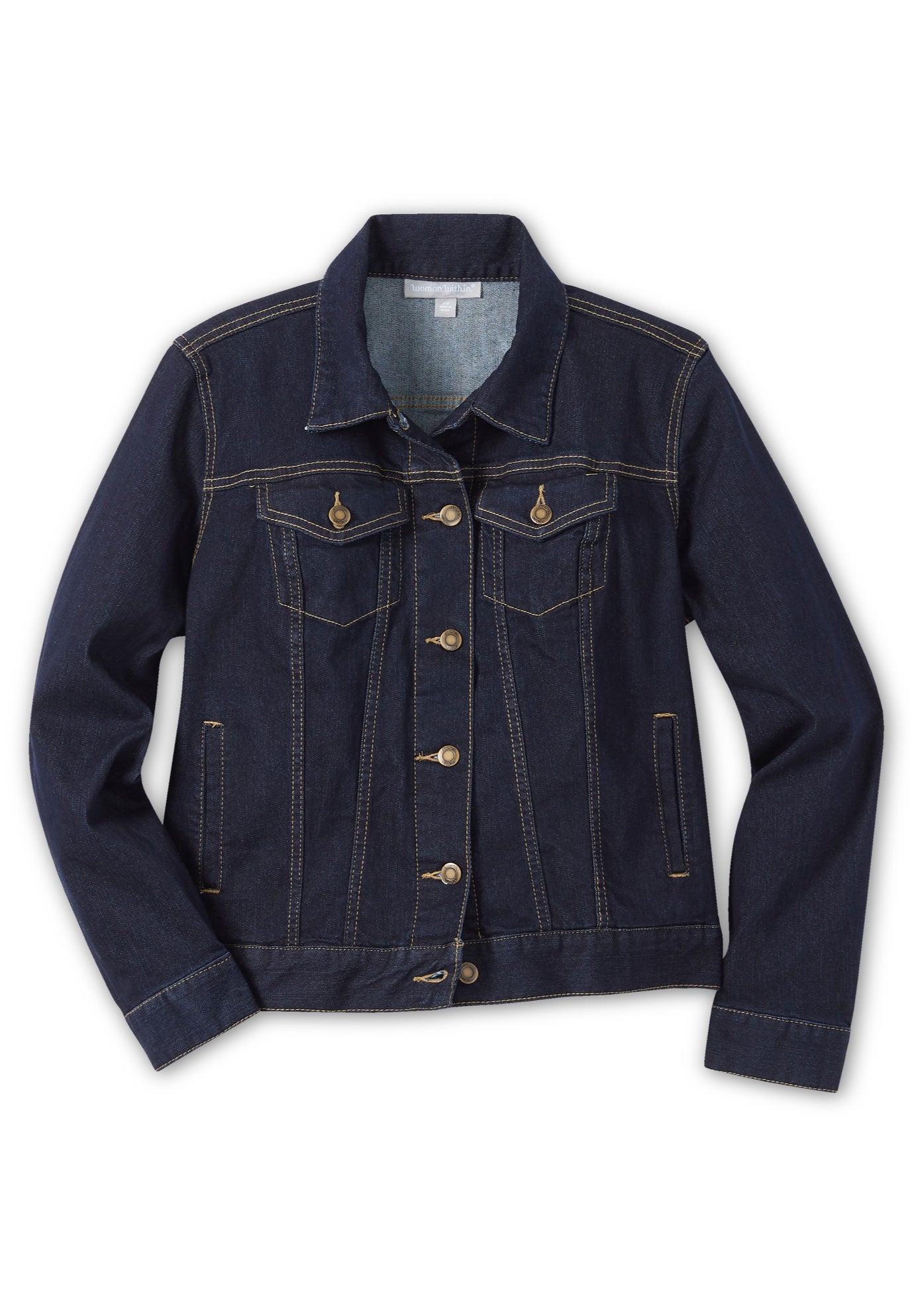 Stretch Denim Jean Jacket image number 1