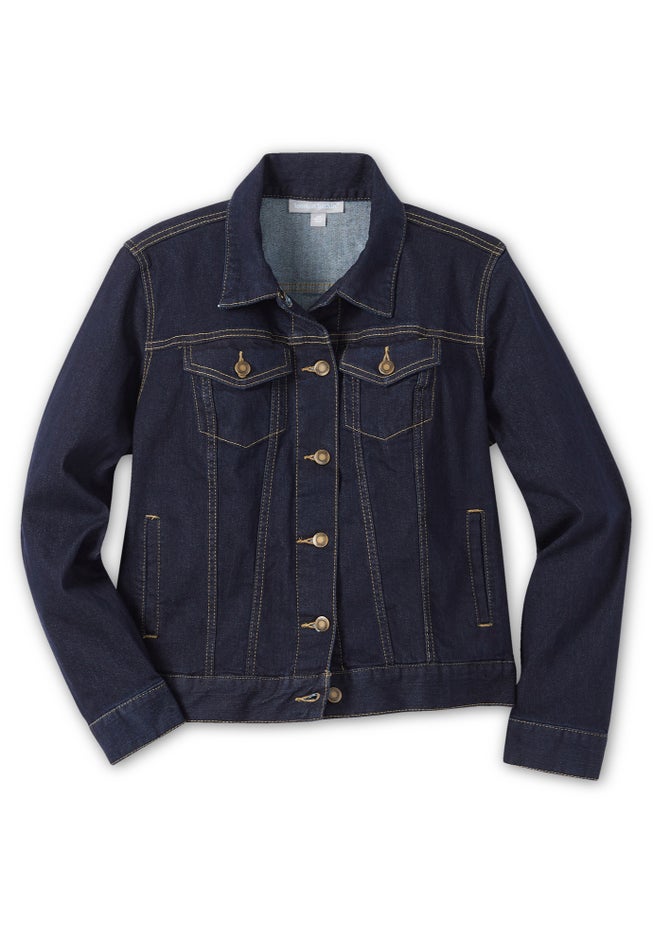 Stretch Denim Jean Jacket image number 1