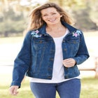 Stretch Denim Jean Jacket image number null