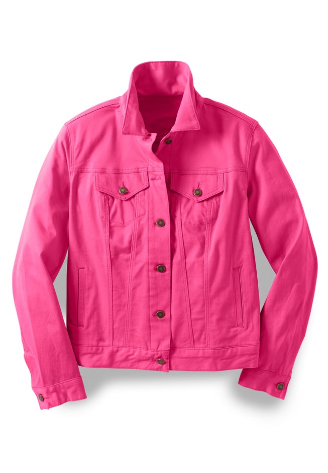 Stretch Denim Jean Jacket image number 3