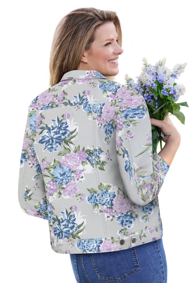 Stretch Denim Jean Jacket image number 1