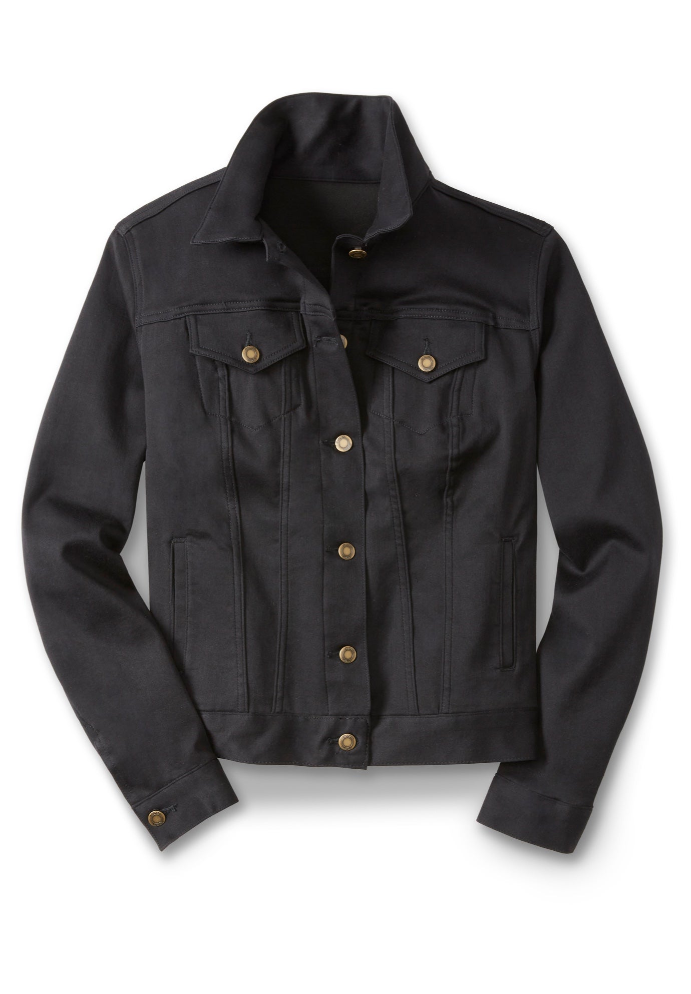 Stretch Denim Jean Jacket image number 1