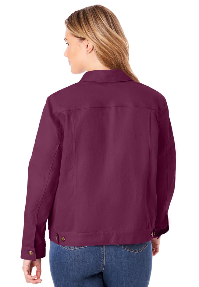 Stretch Denim Jean Jacket image number 1